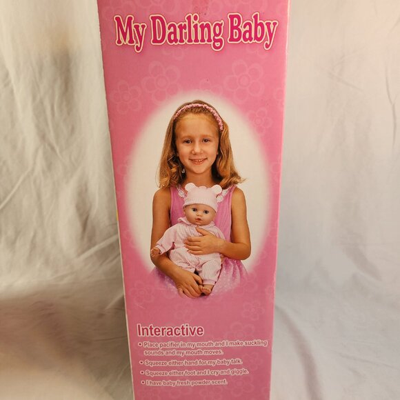 My Darling Baby 2010 Unopened in Original Box Doll Pacifier Frog Pink READ DESC - Picture 11 of 13